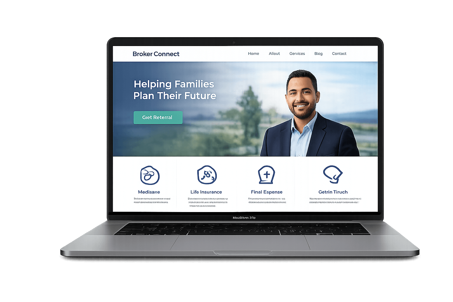 BrokerConnect Agent Website Preview
